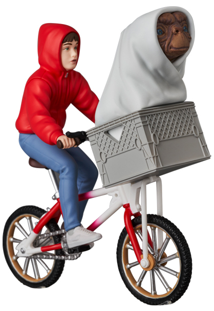MEDICOM TOY UDF系列《E.T.外星人》E.T.與埃利奧特 with腳踏車