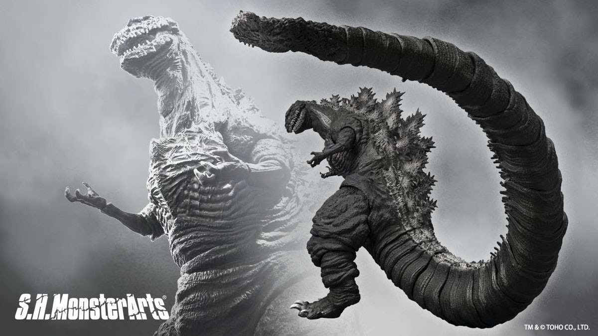 S.H.MonsterArts『哥吉拉 (2016) 第4形態 ORTHOchromatic Ver.』 黑白電影版配色確定商品化!