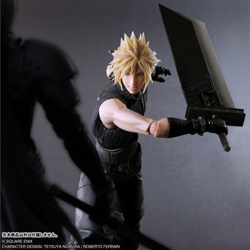 PLAY ARTS 改『FFVII:REBIRTH 克勞德・史特萊夫』人氣主角替換新規表情零件再登場!