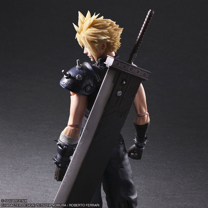 PLAY ARTS 改『FFVII:REBIRTH 克勞德・史特萊夫』人氣主角替換新規表情零件再登場!