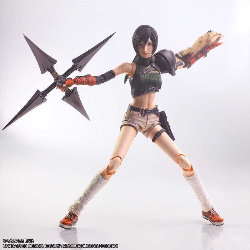 PLAY ARTS 改『FFVII:REBIRTH 尤菲・如月 Ver.2』脫下莫古利長袍的經典造型登場!