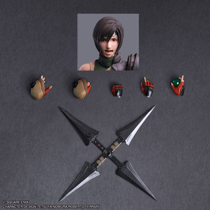 PLAY ARTS 改『FFVII:REBIRTH 尤菲・如月 Ver.2』脫下莫古利長袍的經典造型登場!