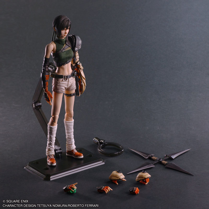 PLAY ARTS 改『FFVII:REBIRTH 尤菲・如月 Ver.2』脫下莫古利長袍的經典造型登場!