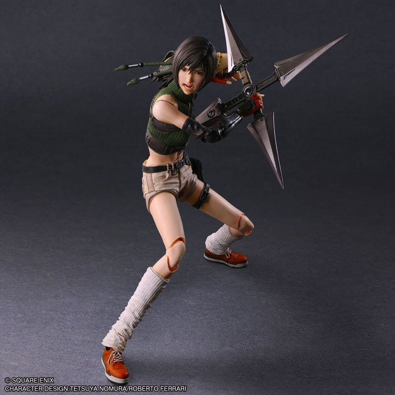 PLAY ARTS 改『FFVII:REBIRTH 尤菲・如月 Ver.2』脫下莫古利長袍的經典造型登場!
