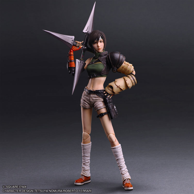 PLAY ARTS 改『FFVII:REBIRTH 尤菲・如月 Ver.2』脫下莫古利長袍的經典造型登場!