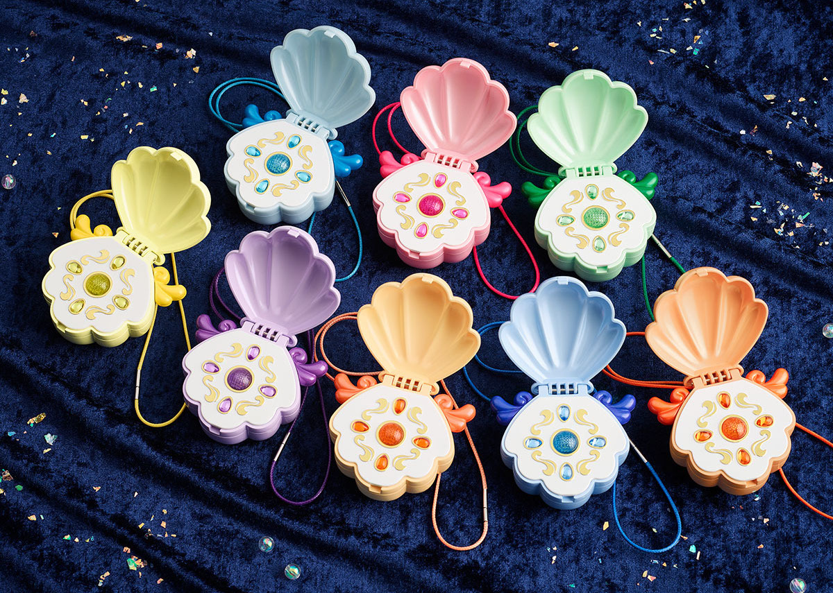 萬代 Special Memorize『真珠美人魚 Aqua-Pitch 變身器 香蓮／諾葳爾／可可／沙羅／星羅』好評再推各大洋人魚公主變身器！