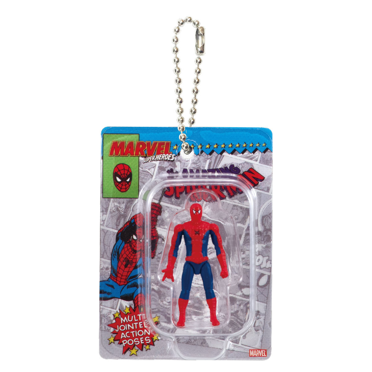 GASHAPON『漫威英雄 泡殼玩具迷你收藏』微縮模型吊飾轉蛋，經典的美系吊卡變成迷你模型啦！