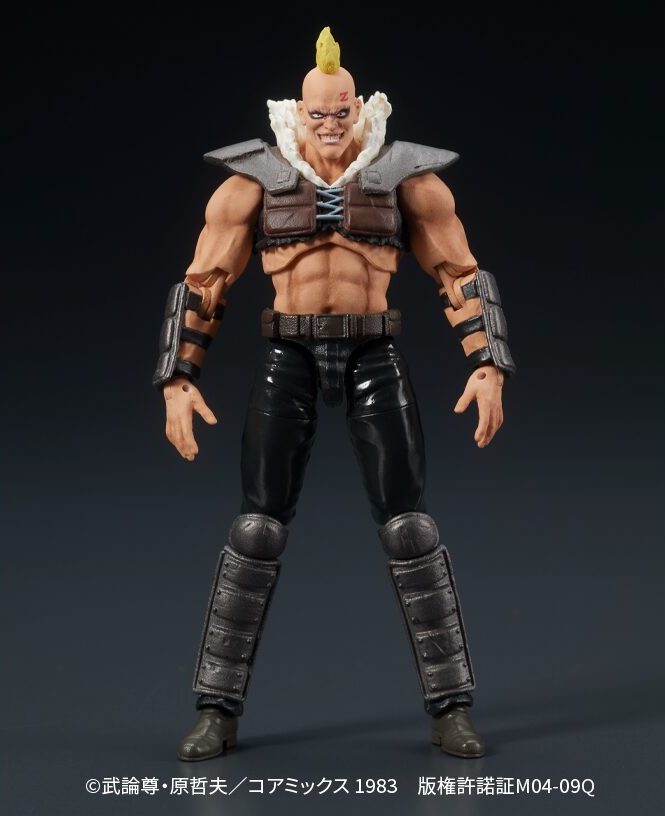 M.I.C.『DIGACTION《北斗神拳》拳四郎／Zeed 團員』1/24 比例可動人偶，讓世紀末救世主來開啟全新系列吧！