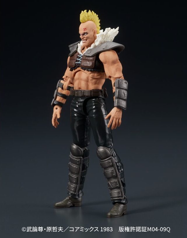 M.I.C.『DIGACTION《北斗神拳》拳四郎／Zeed 團員』1/24 比例可動人偶，讓世紀末救世主來開啟全新系列吧！