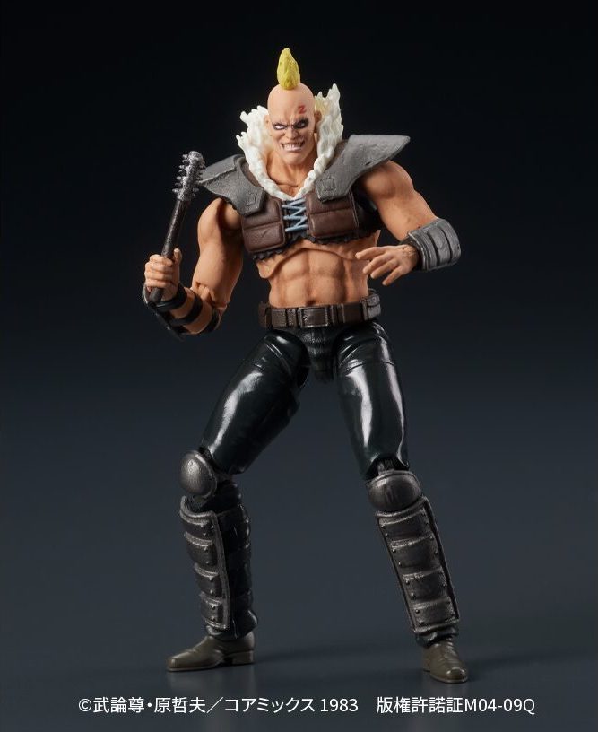 M.I.C.『DIGACTION《北斗神拳》拳四郎／Zeed 團員』1/24 比例可動人偶，讓世紀末救世主來開啟全新系列吧！
