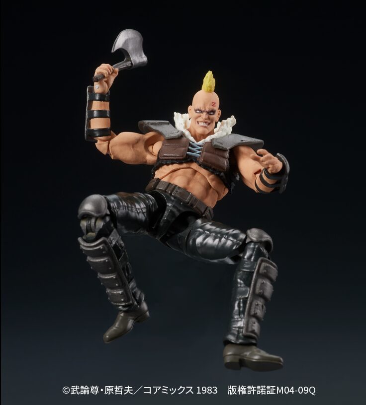 M.I.C.『DIGACTION《北斗神拳》拳四郎／Zeed 團員』1/24 比例可動人偶，讓世紀末救世主來開啟全新系列吧！