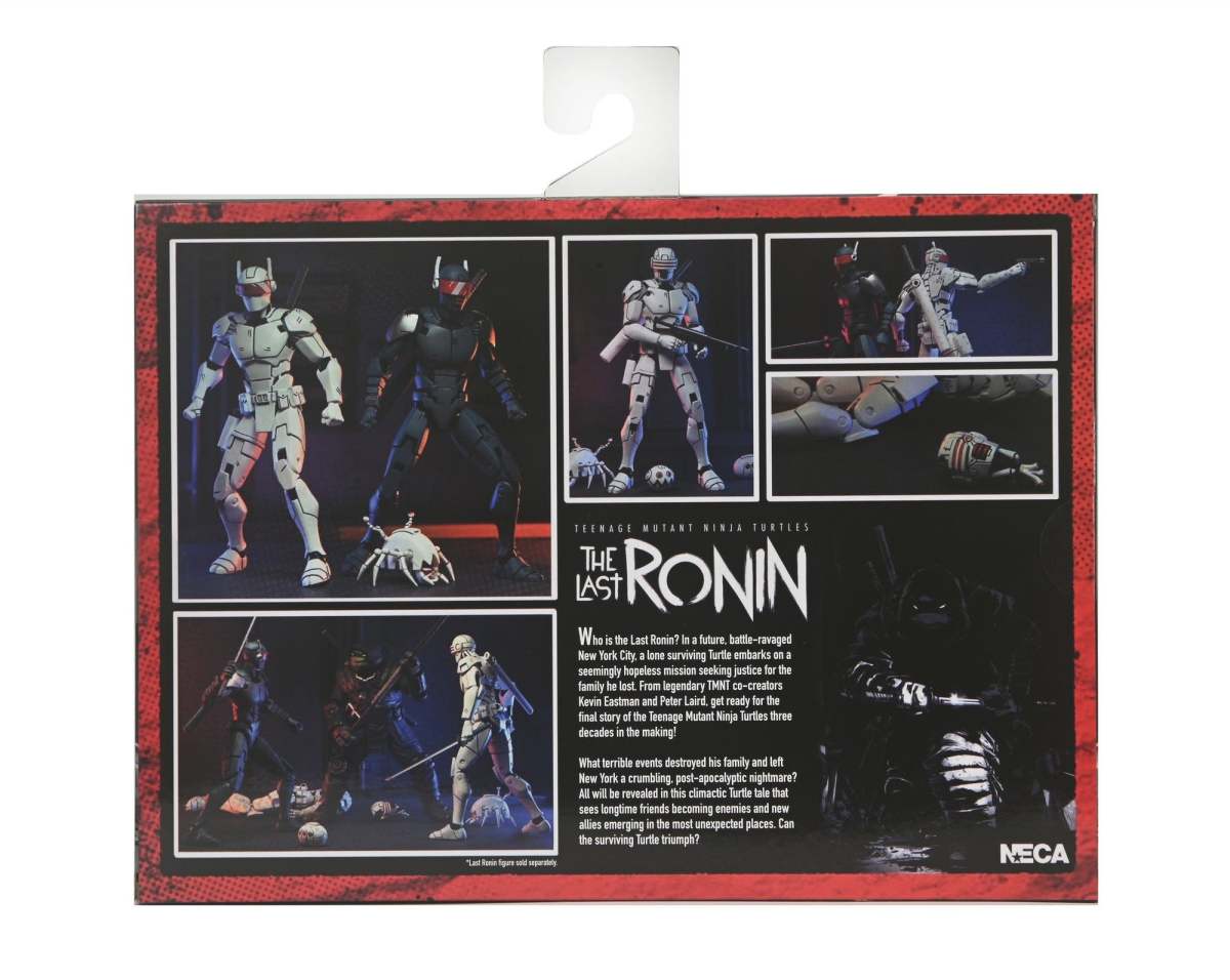 NECA『《忍者龜:最後的浪人》巡邏忍者機器士兵(Synja Patrol Bot)』7 吋可動人偶雙人組合包