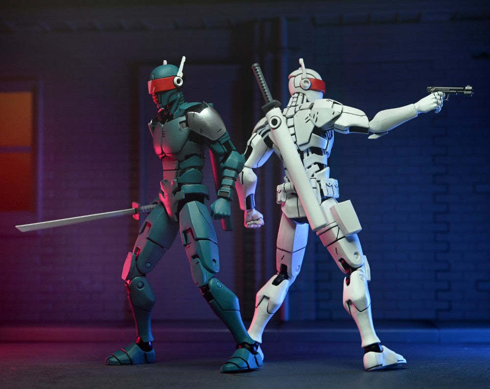 NECA『《忍者龜:最後的浪人》巡邏忍者機器士兵(Synja Patrol Bot)』7 吋可動人偶雙人組合包