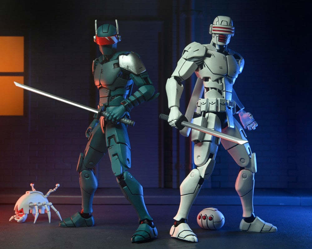 NECA『《忍者龜：最後的浪人》巡邏忍者機器士兵（Synja Patrol Bot）』7 吋可動人偶雙人組合包