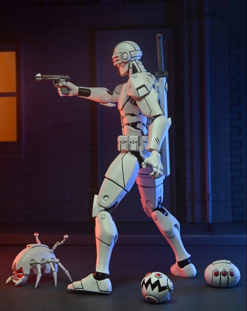 NECA『《忍者龜:最後的浪人》巡邏忍者機器士兵(Synja Patrol Bot)』7 吋可動人偶雙人組合包