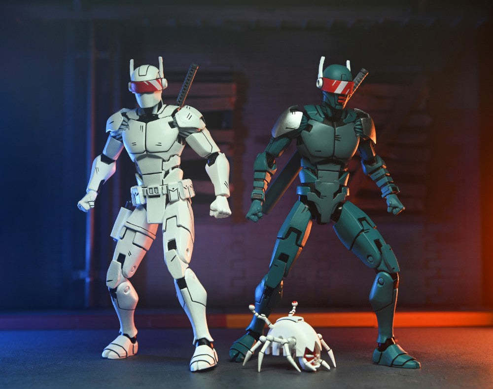 NECA『《忍者龜:最後的浪人》巡邏忍者機器士兵(Synja Patrol Bot)』7 吋可動人偶雙人組合包