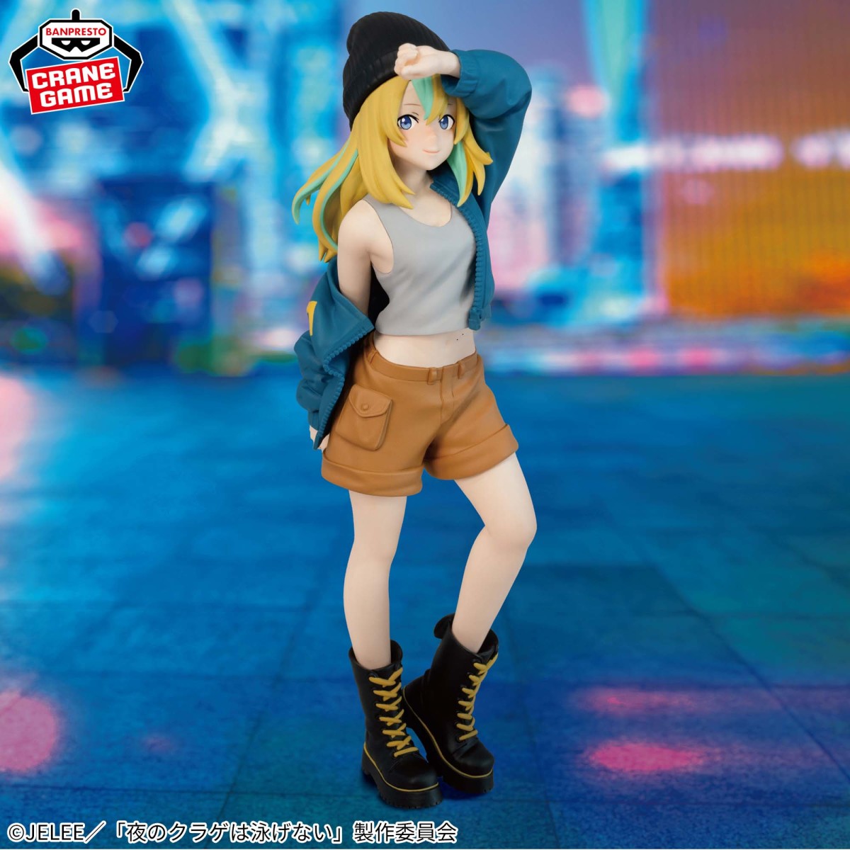 BANPRESTO景品『夜晚的水母不會游泳 光月真晝&山之內花音』角色模型 原創服裝造型!
