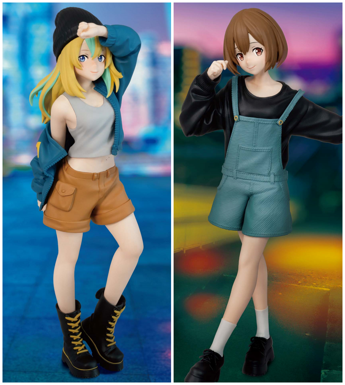 BANPRESTO景品『夜晚的水母不會游泳 光月真晝&山之內花音』角色模型 原創服裝造型!