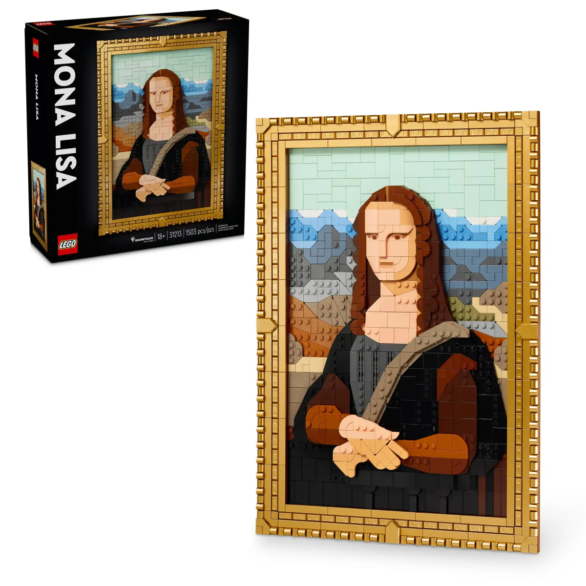 LEGO 31213 ART 系列「蒙娜麗莎」（Mona Lisa）親手拼搭聞名全球的世界名畫！