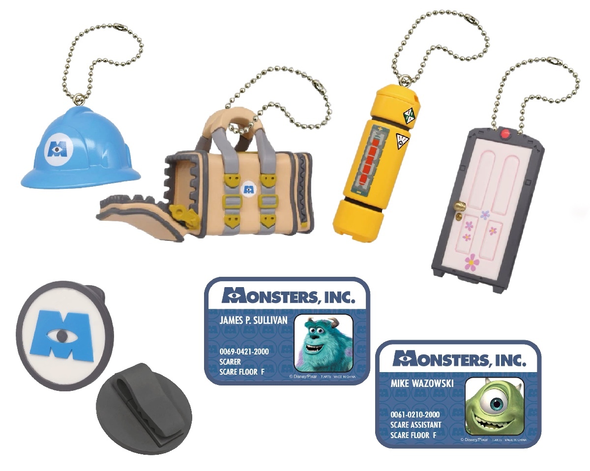 T-ARTS『怪獸電力公司 公司物件收藏』轉蛋，跟著毛怪和大眼仔一起到公司上班吧！
