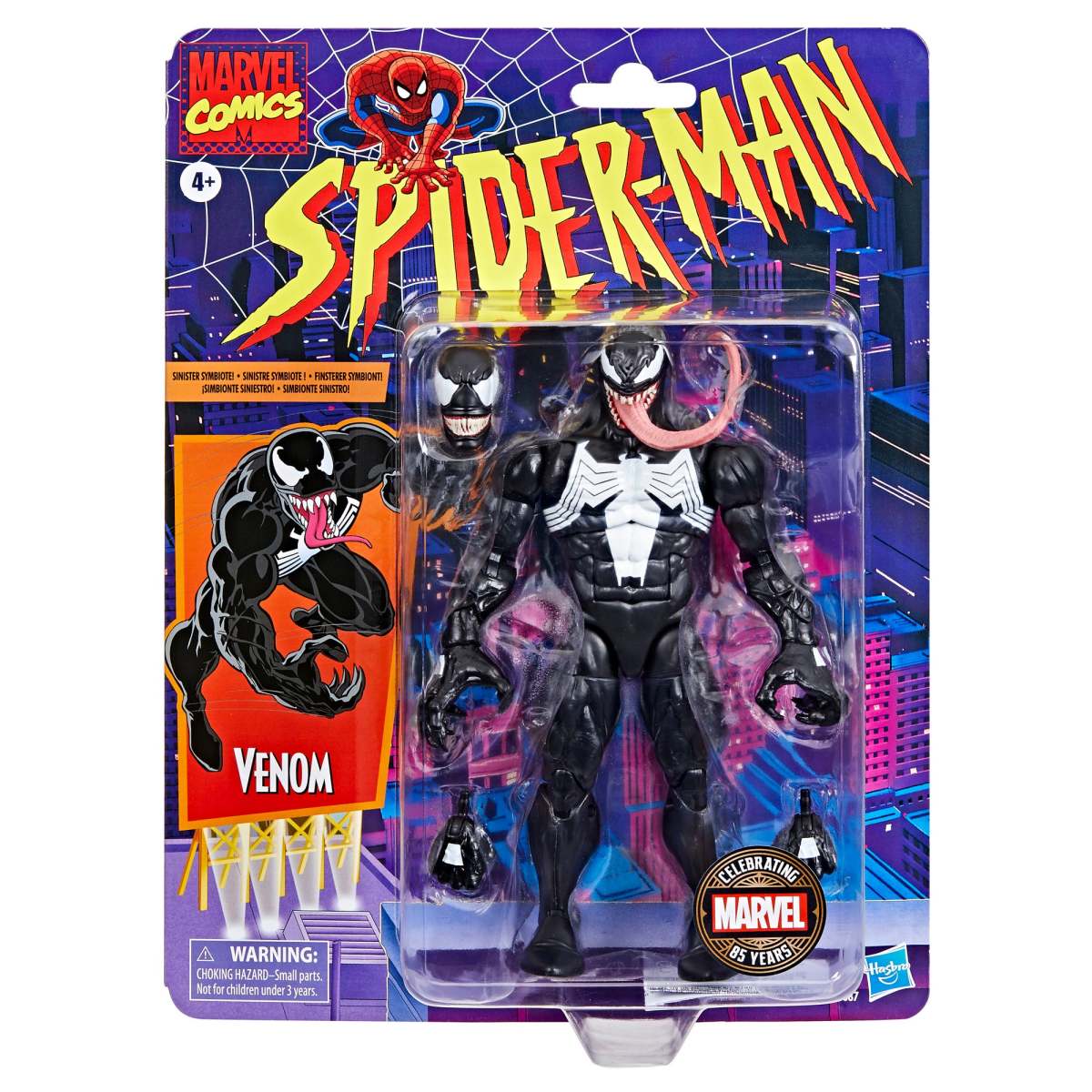 孩之寶『Marvel Legends 猛毒（Venom）85 週年紀念版』6 吋可動人偶，新規造型大展猛毒魄力！