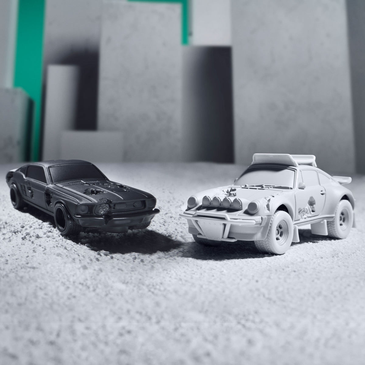 Mattel Creations『風火輪 x Daniel Arsham 第四圈－腐蝕 Mustang／腐蝕 Safari』藝術與經典車款的完美融合再推新作！