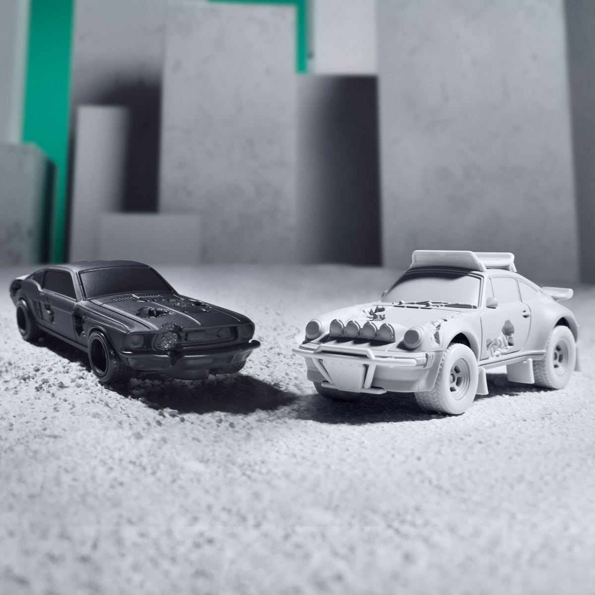 Mattel Creations『風火輪 x Daniel Arsham 第四圈-腐蝕 Mustang/腐蝕 Safari』藝術與經典車款的完美融合再推新作!