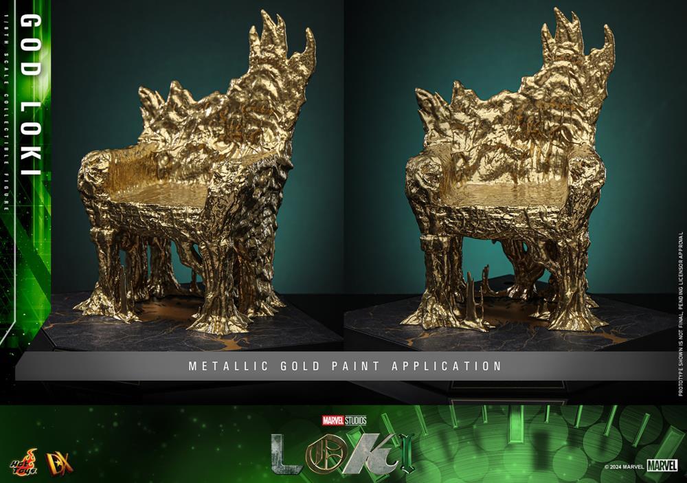Hot Toys《洛基》神洛基（God Loki）1/6 比例收藏級人偶 手握多元宇宙支線、登上永恆的皇座！
