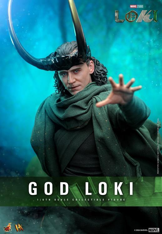 Hot Toys《洛基》神洛基（God Loki）1/6 比例收藏級人偶 手握多元宇宙支線、登上永恆的皇座！