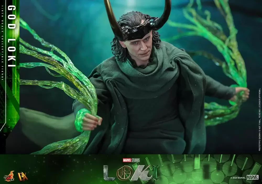 Hot Toys《洛基》神洛基（God Loki）1/6 比例收藏級人偶 手握多元宇宙支線、登上永恆的皇座！