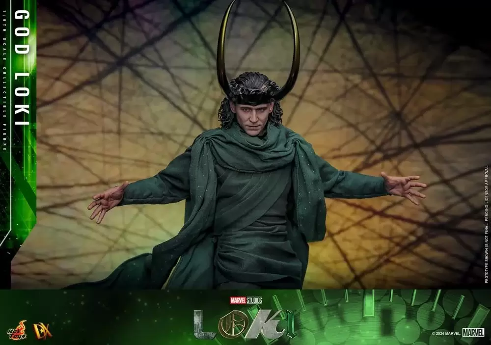 Hot Toys《洛基》神洛基（God Loki）1/6 比例收藏級人偶 手握多元宇宙支線、登上永恆的皇座！