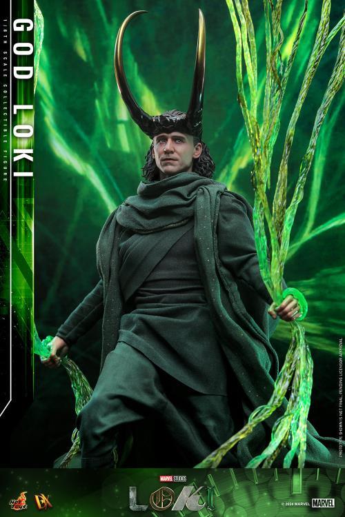 Hot Toys《洛基》神洛基（God Loki）1/6 比例收藏級人偶 手握多元宇宙支線、登上永恆的皇座！