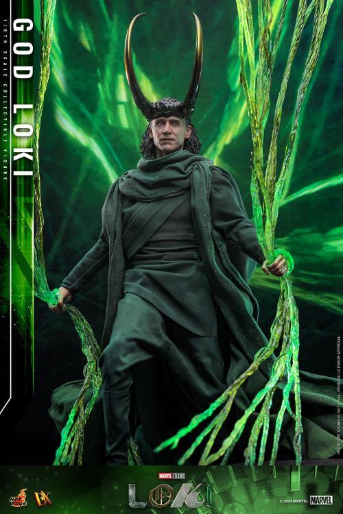 Hot Toys《洛基》神洛基（God Loki）1/6 比例收藏級人偶 手握多元宇宙支線、登上永恆的皇座！