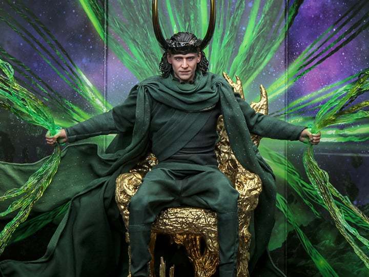 Hot Toys《洛基》神洛基（God Loki）1/6 比例收藏級人偶 手握多元宇宙支線、登上永恆的皇座！
