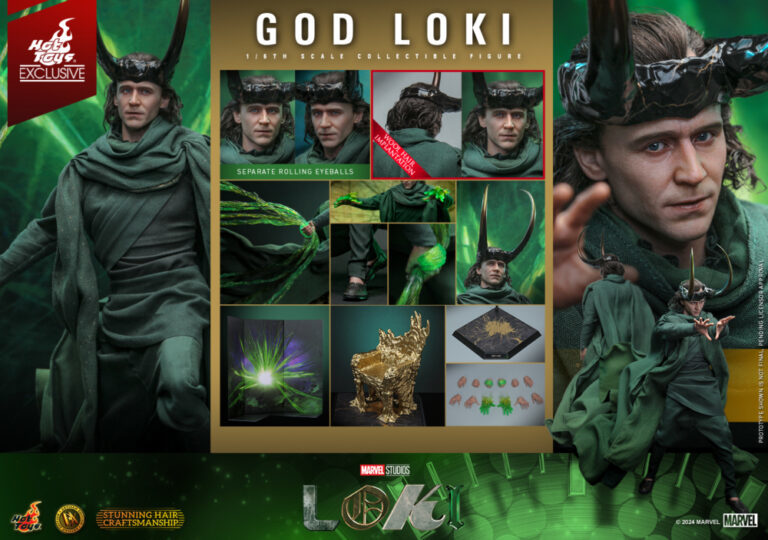 Hot Toys《洛基》神洛基（God Loki）1/6 比例收藏級人偶 手握多元宇宙支線、登上永恆的皇座！