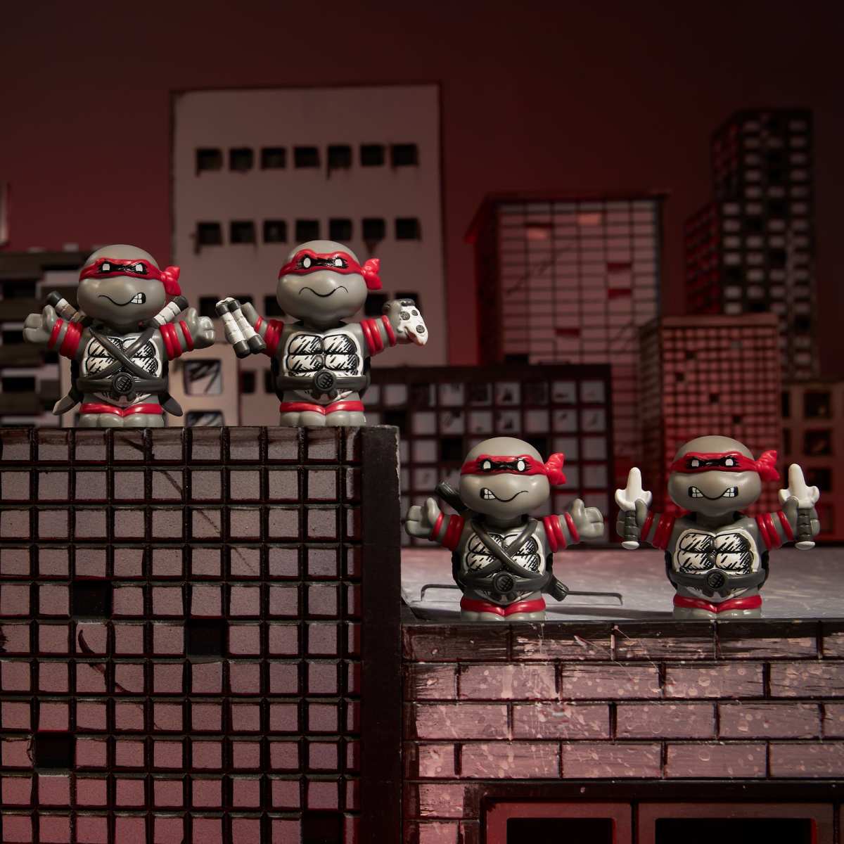 Mattel Creations『Little People Collector 忍者龜:起源』特別版迷你人偶套組,原版漫畫的烏龜們變身超可愛迷你人偶!