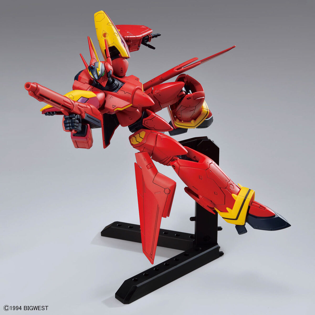 HG 1/100『超時空要塞7 VF-19改 火焰女武神 音響推進器裝備』簡易變形機構再現三段形態！