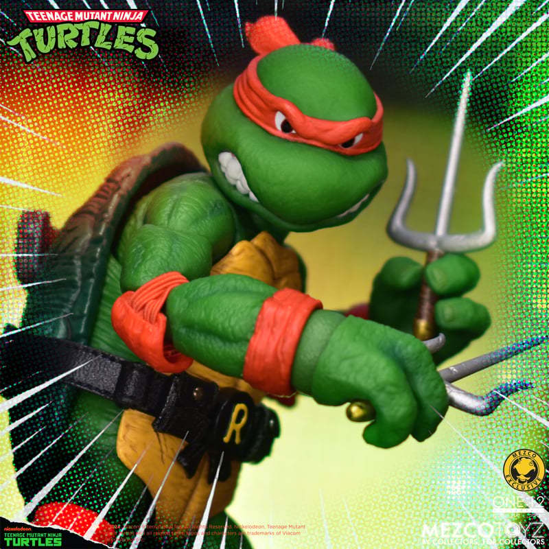 MEZCO TOYZ One:12 Collective『《忍者龜》動畫系列 豪華版』1/12 比例可動人偶套組
