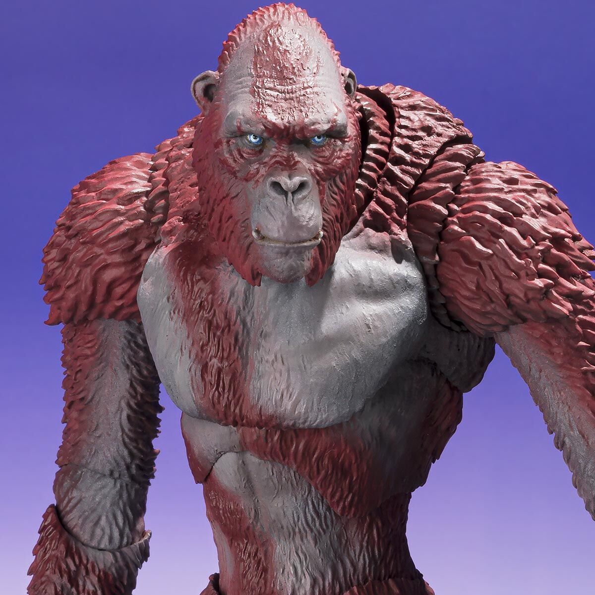 S.H.MonsterArts『哥吉拉與金剛:新帝國 刀疤王』揮舞骨鞭的狂暴姿態!附屬金剛替換手臂