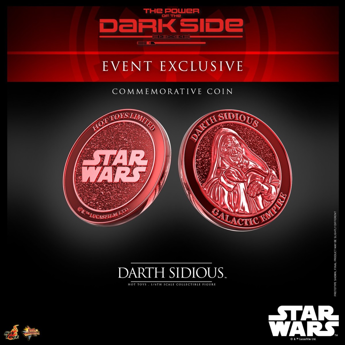 Hot Toys『《星際大戰》達斯·西帝（Darth Sidious）」1/6 比例收藏級人偶，萬惡的西斯大帝回歸！