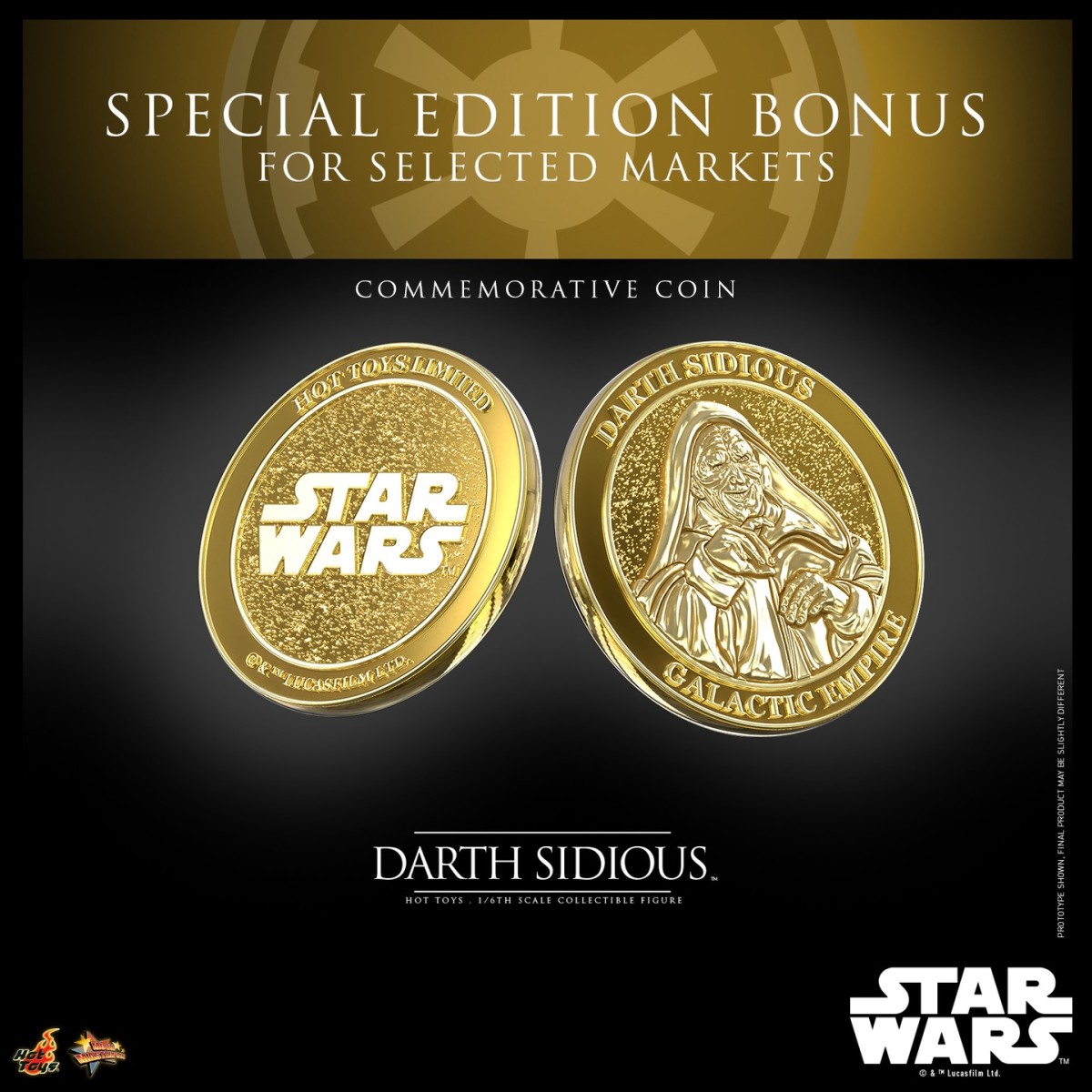 Hot Toys『《星際大戰》達斯·西帝（Darth Sidious）」1/6 比例收藏級人偶，萬惡的西斯大帝回歸！