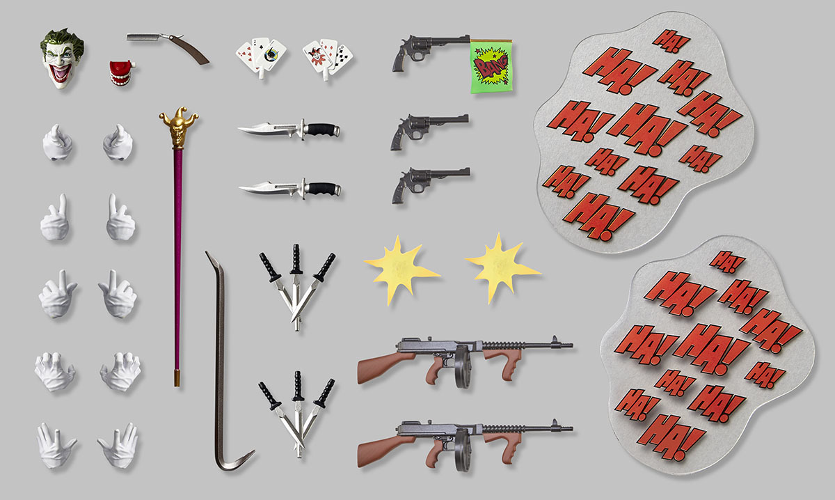 海洋堂『AMAZING YAMAGUCHI 小丑 Ver.1.5』可動人偶 更豐富的配件胡鬧登場!