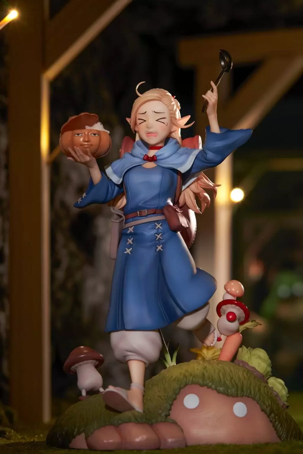 APEX-TOYS『迷宮飯 瑪露希爾』1/7比例模型 還原漫畫封面的慌張姿態~附替換哭哭臉和南瓜湯!