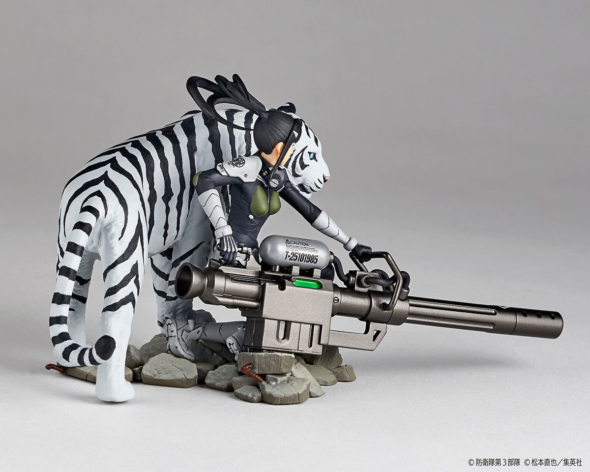 海洋堂『怪獸8號 亞白米娜、四之宮琪歌露』1/18比例塗裝完成品 躍動場景掌上再現！