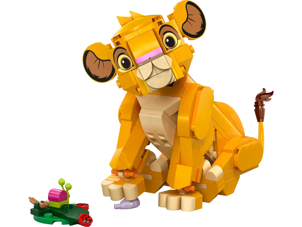 LEGO 43243「幼年獅子王辛巴」、43247「少年獅子王辛巴」靈活可動或專注造型，兩款小獅王等你養！