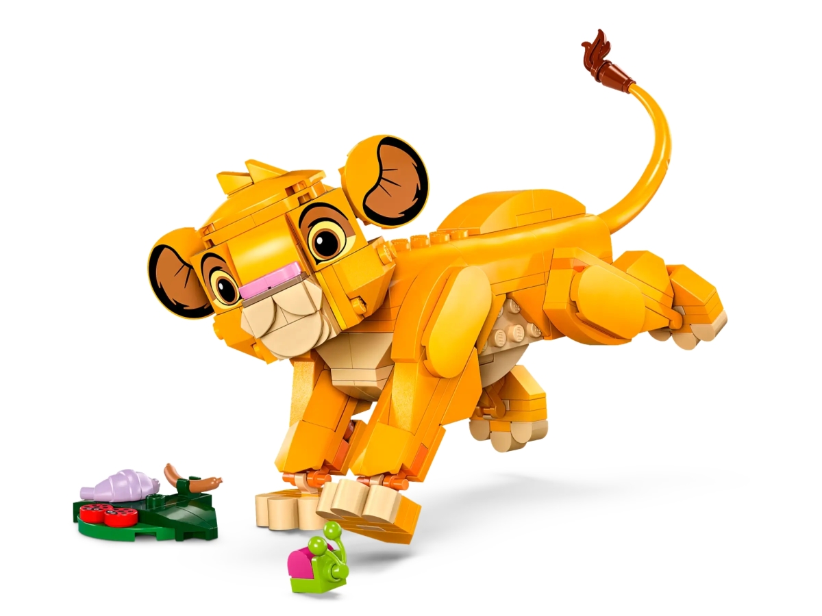 LEGO 43243「幼年獅子王辛巴」、43247「少年獅子王辛巴」靈活可動或專注造型，兩款小獅王等你養！