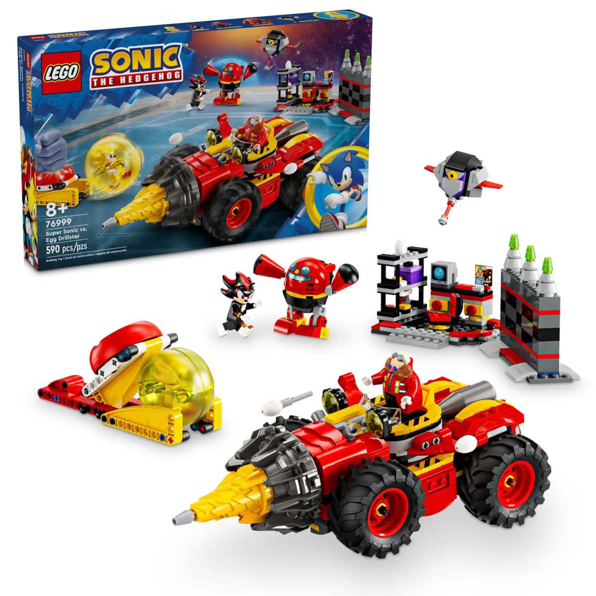 LEGO 76997、76998、76999《音速小子》主題三款盒組預計 2024 年 8 月發售！