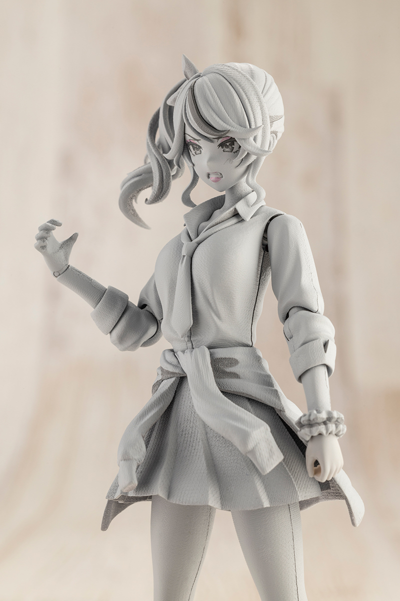 壽屋『創彩少女庭園』辣妹新角色「一條星羅【令法高等學校・夏季制服】」公開試模組裝品！