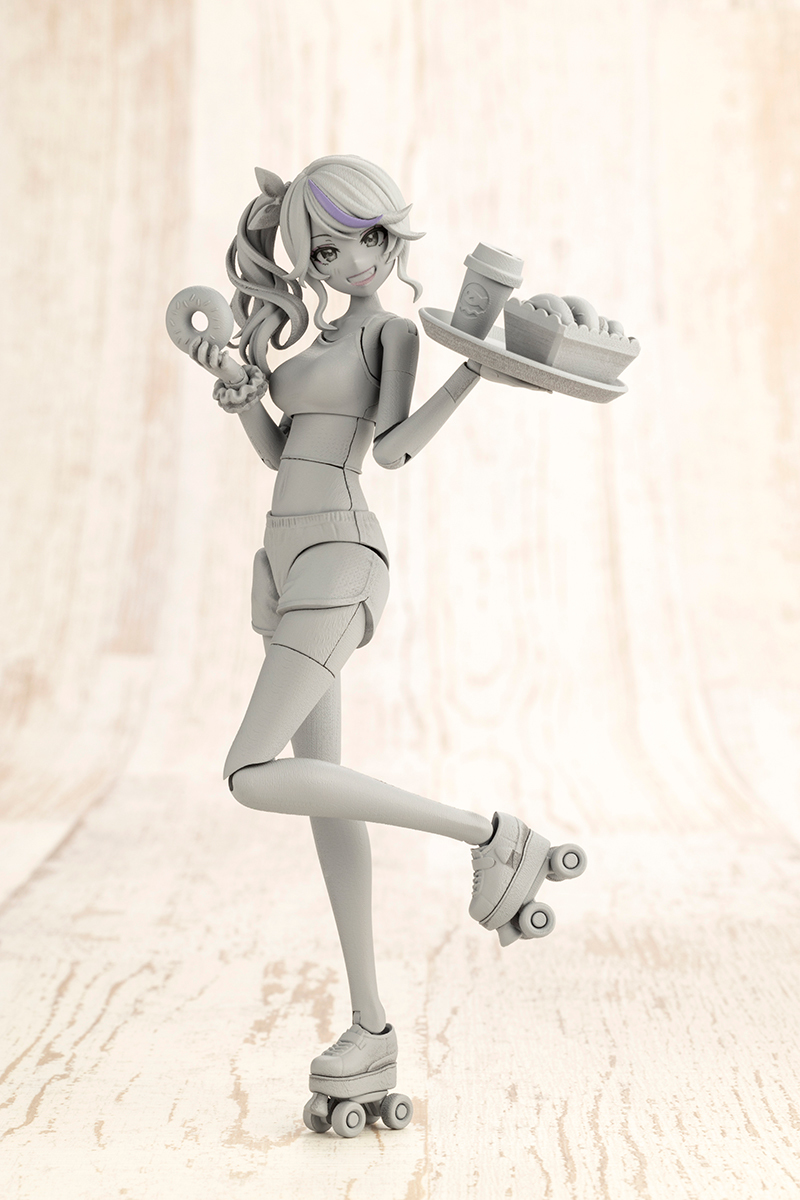 壽屋『創彩少女庭園』辣妹新角色「一條星羅【令法高等學校・夏季制服】」公開試模組裝品！