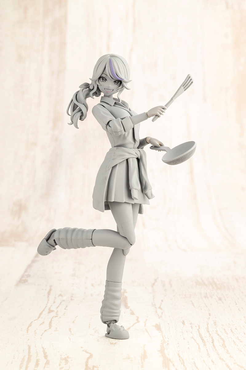 壽屋『創彩少女庭園』辣妹新角色「一條星羅【令法高等學校・夏季制服】」公開試模組裝品！